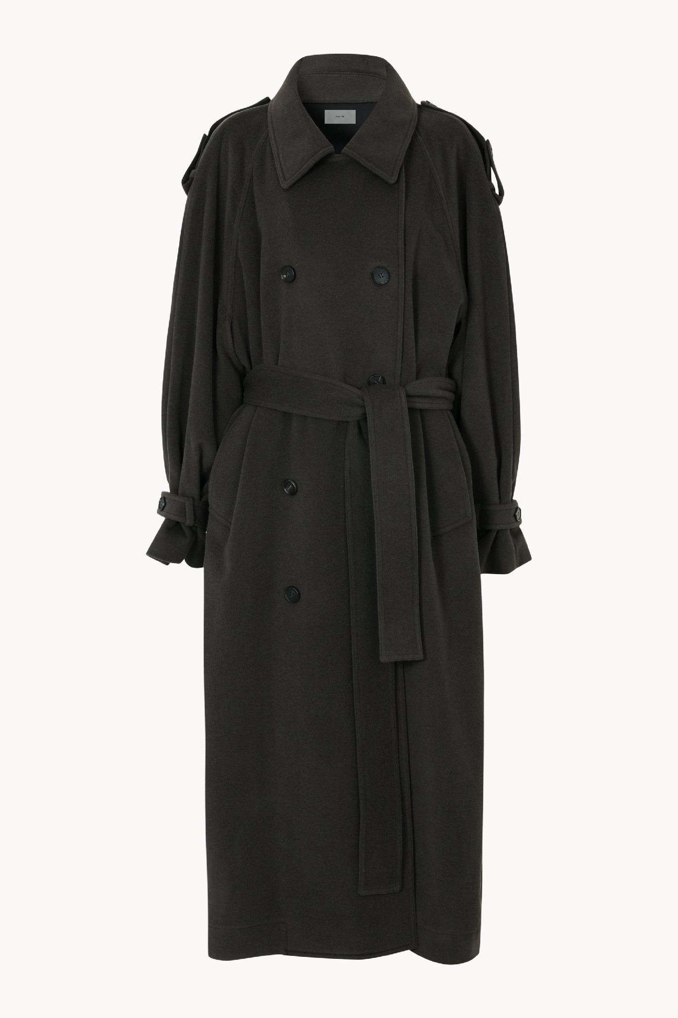 Lloyd oversized trench coat khaki - fasfas
