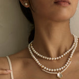 Long pearl necklace - fasfas