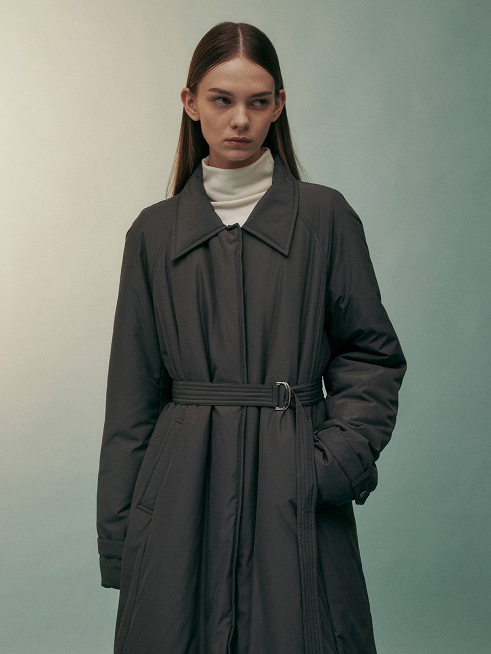 Padded long coat - fasfas