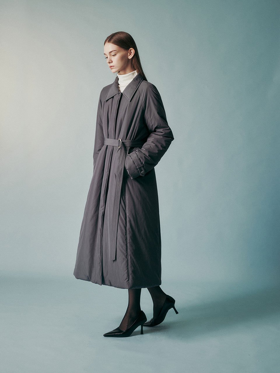 Padded long coat - fasfas