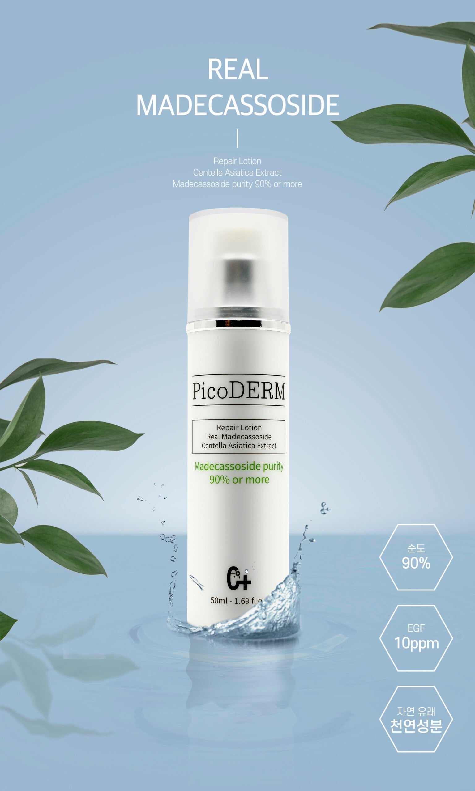 Picoderm real madecassoside repair lotion 50ml - fasfas