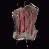 Rhizome objet brooch red - fasfas