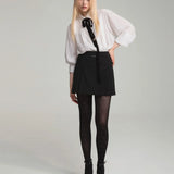 Silk classic pintuck shirt - fasfas