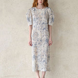 Slim fit cutting knit maxi dress - fasfas