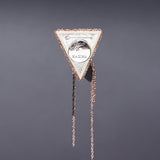 Subtlety joli brooch onyx - fasfas