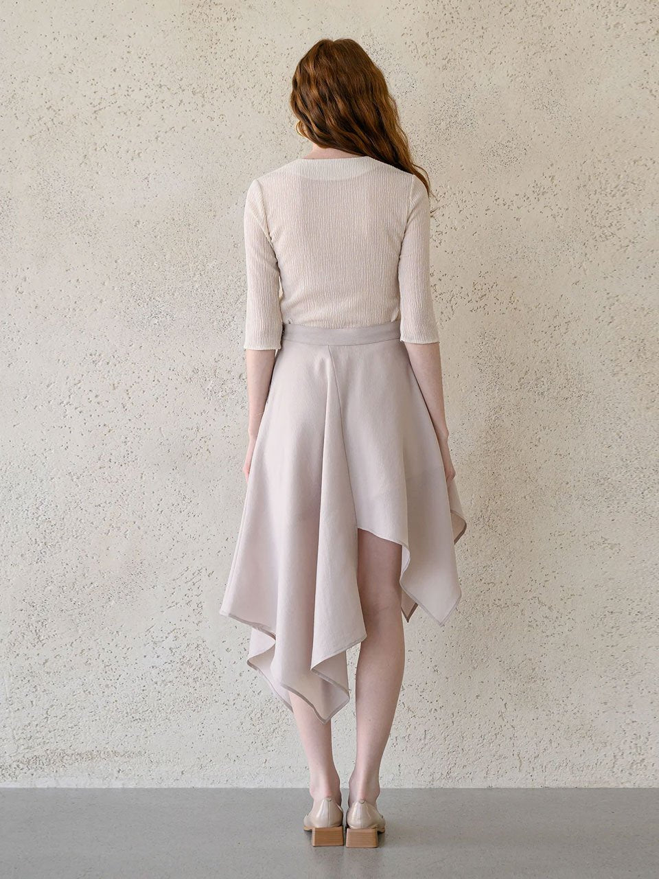 Unbalanced flare skirt - fasfas