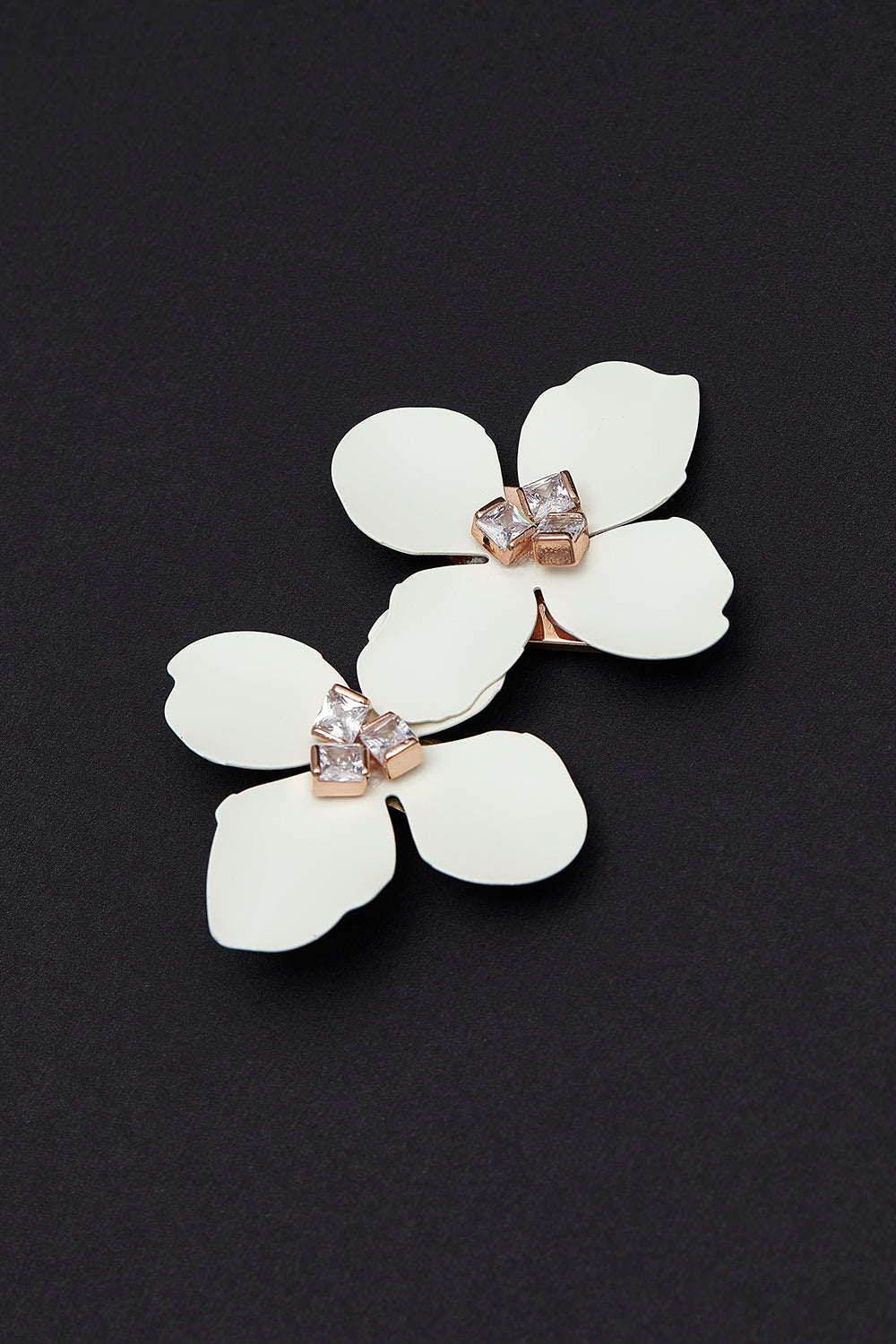 Fleur twin brooch Ivory - fasfas
