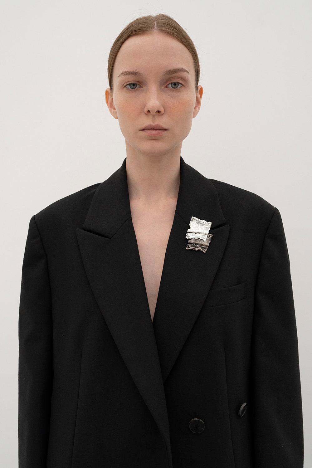 De twin silver brooch - fasfas