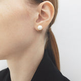 Mignon brooch+earrings set ivory - fasfas