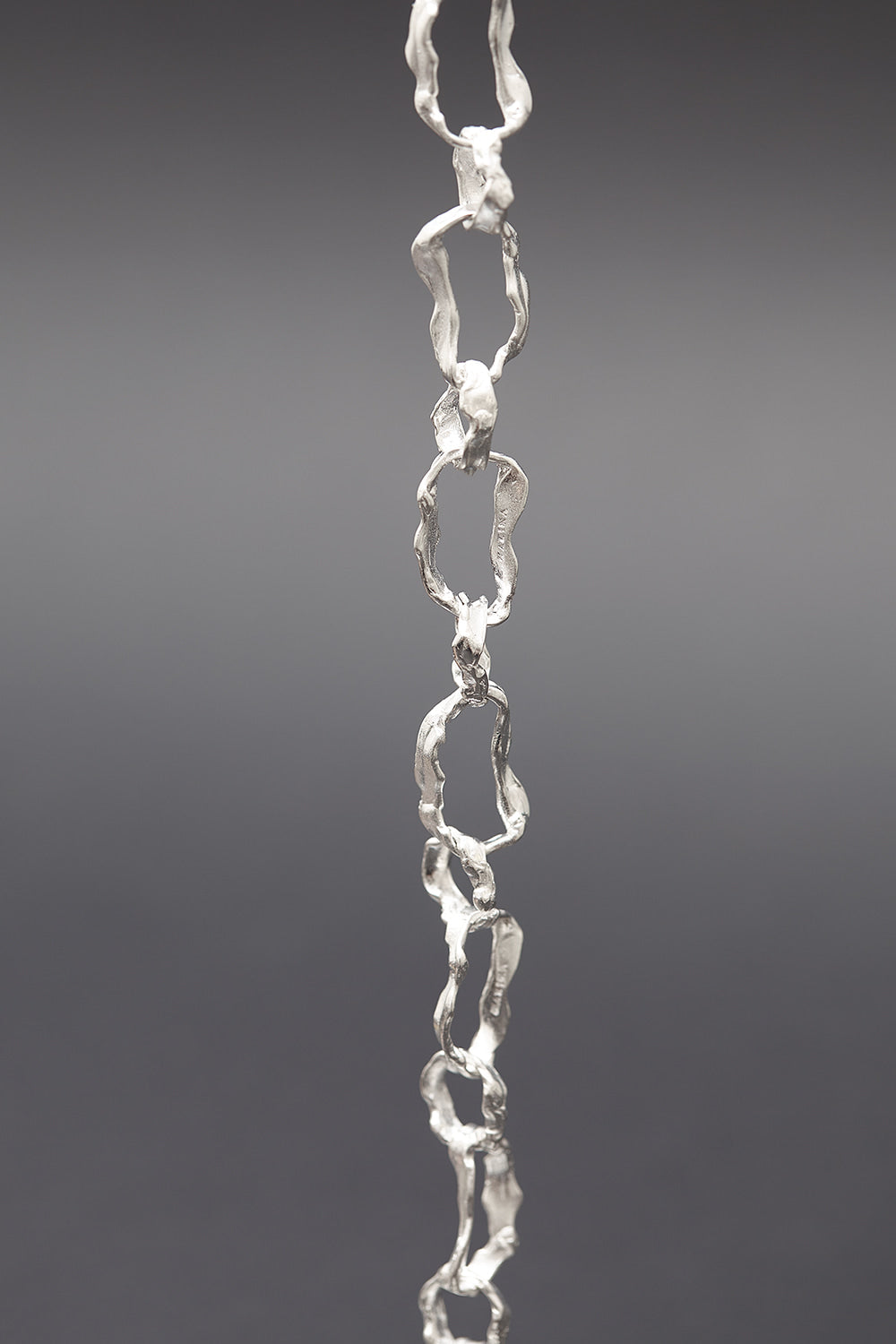 Silver de chain necklace - fasfas
