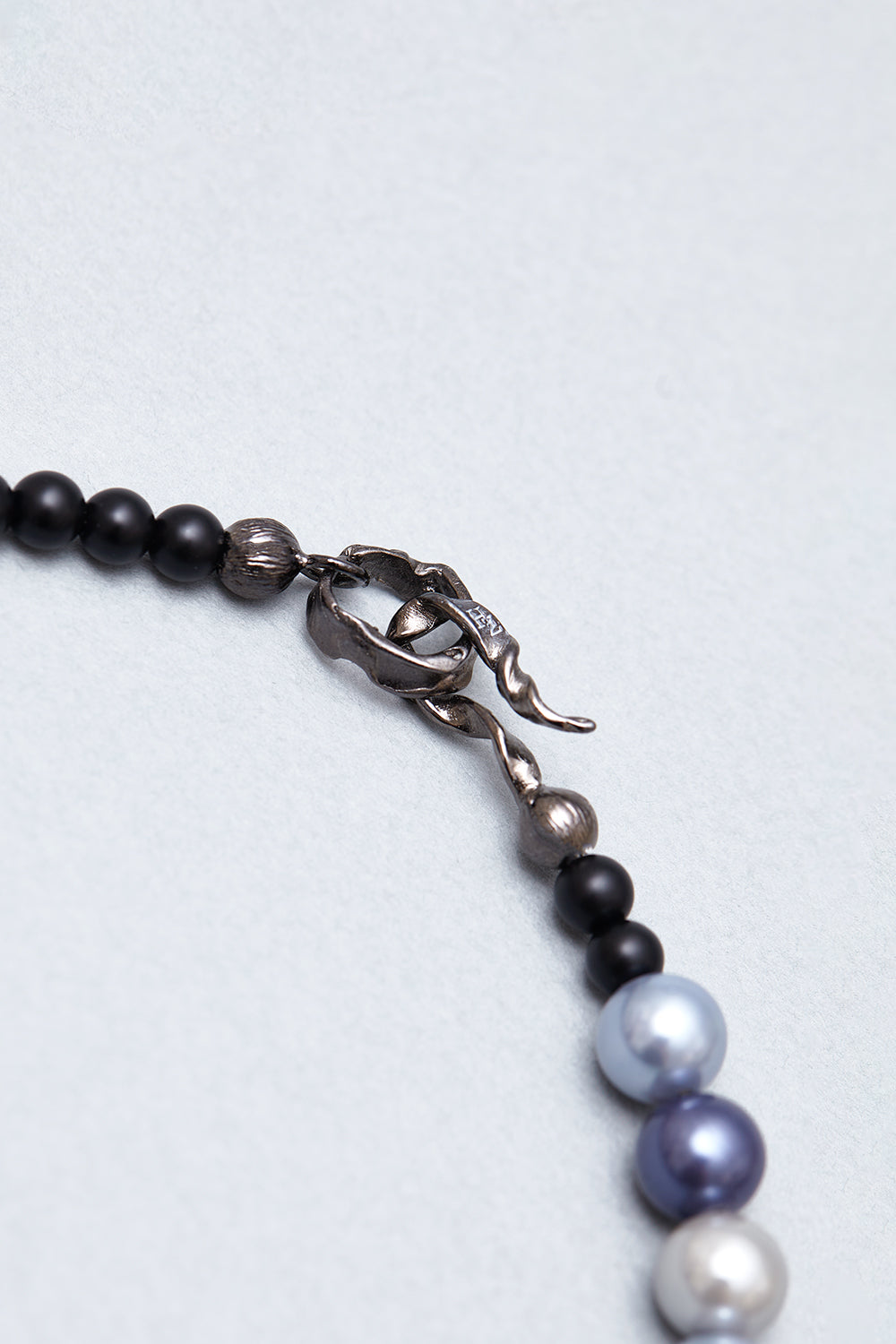 10mm multi blue onyx necklace - fasfas