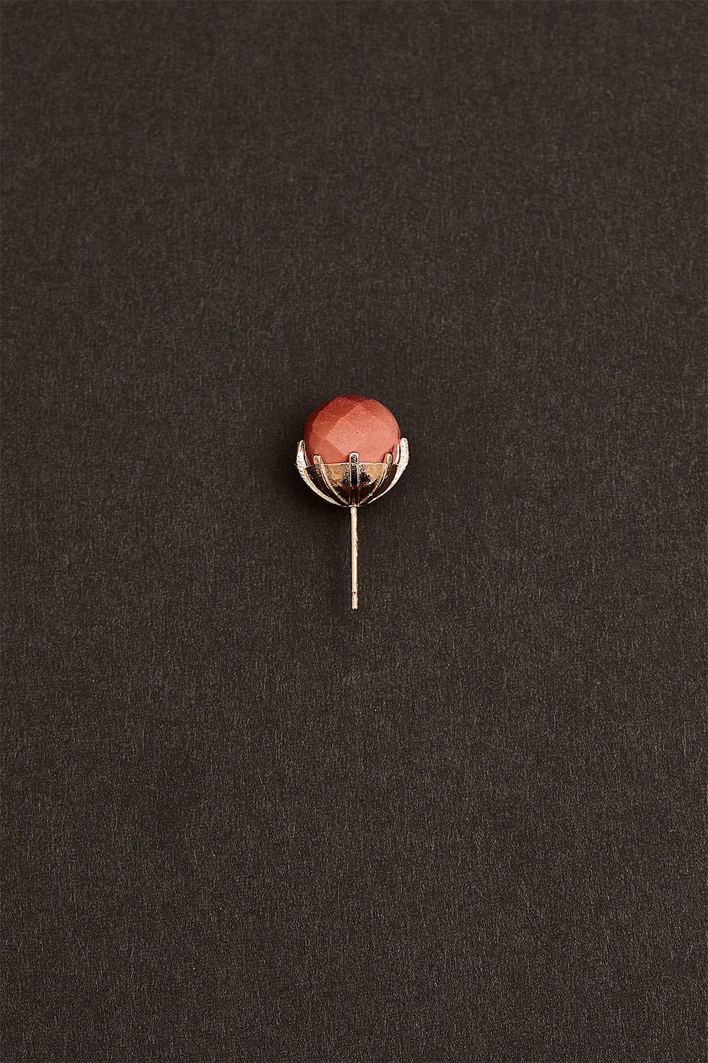 8mm mookaite earrings(clip-on-option) - fasfas