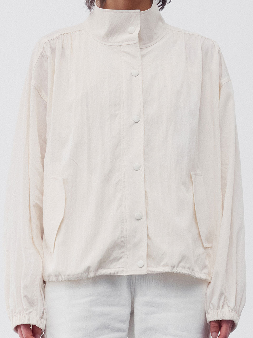 High-neck buttoned jumper - fasfas
