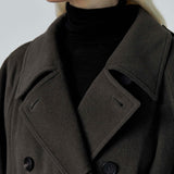 Lloyd oversized trench coat khaki - fasfas