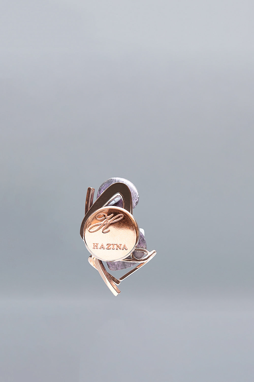 Dancing joli brooch purple - fasfas