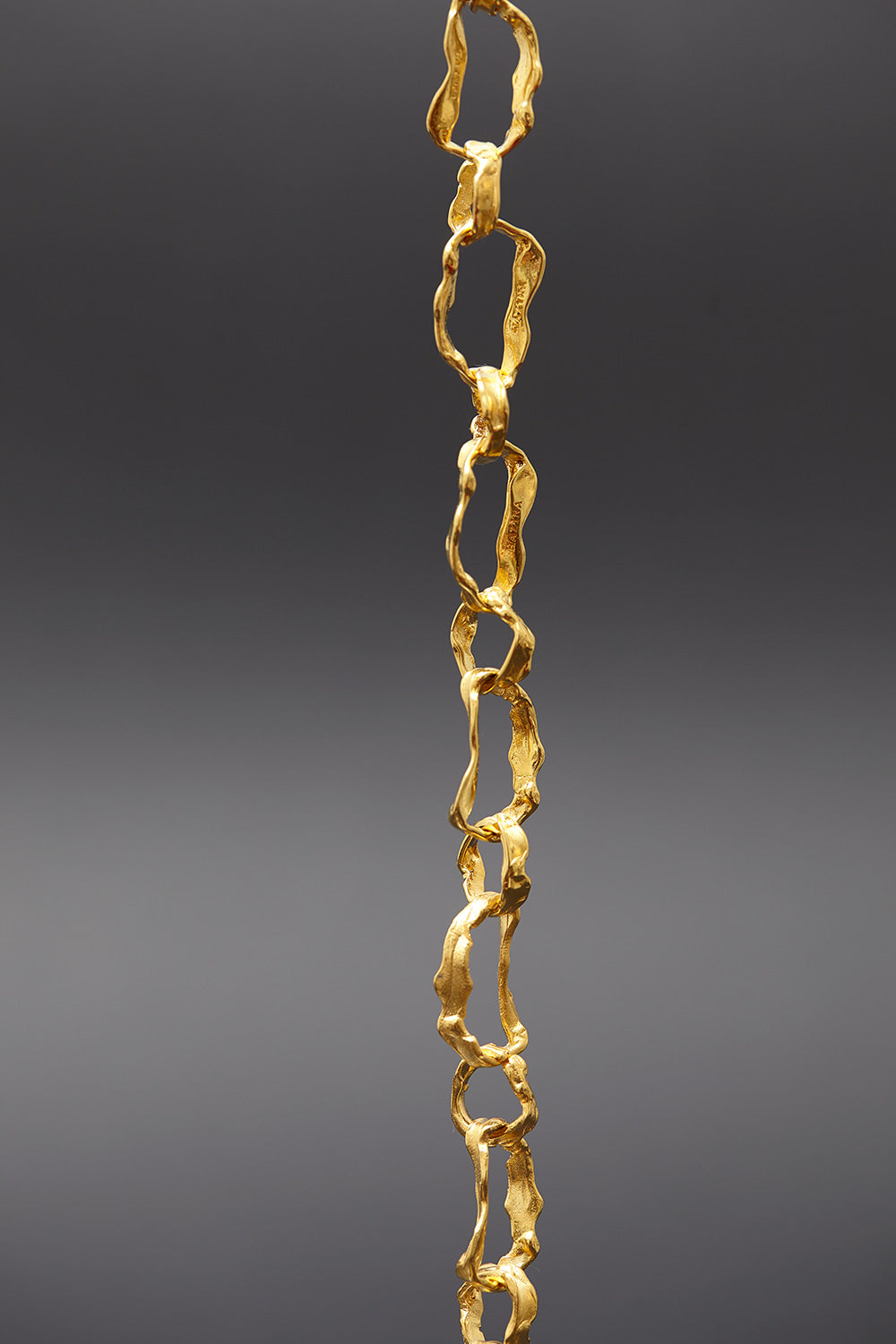 Gold de chain necklace - fasfas