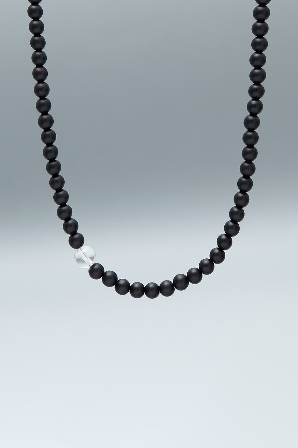 6mm matte onyx necklace - fasfas