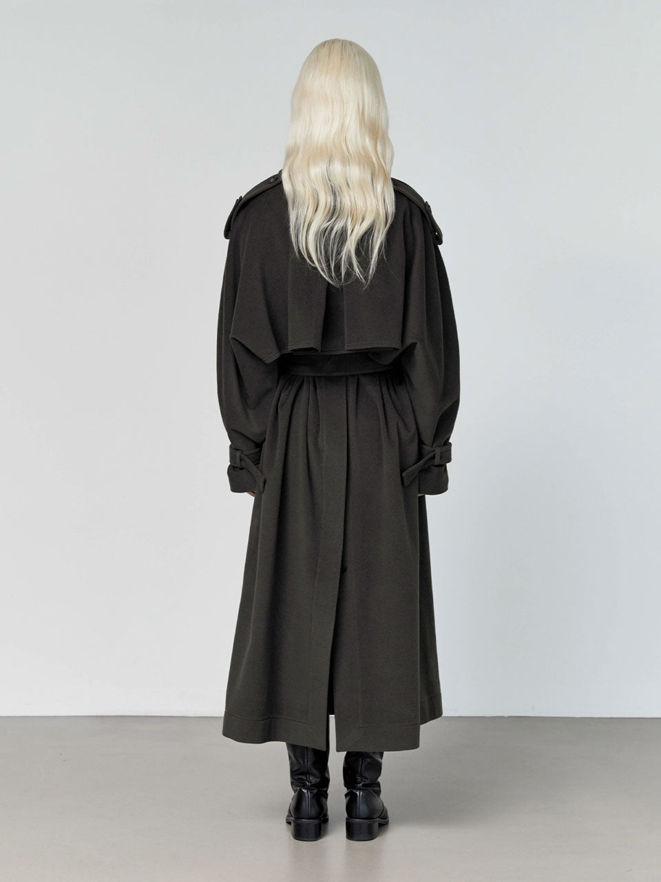 Lloyd oversized trench coat khaki - fasfas