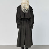 Lloyd oversized trench coat khaki - fasfas