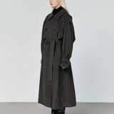Lloyd oversized trench coat khaki - fasfas