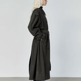 Lloyd oversized trench coat khaki - fasfas