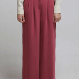 Pantalons larges à taille haute