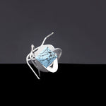 Dancing objet No.19 duo petit brooch silver - fasfas