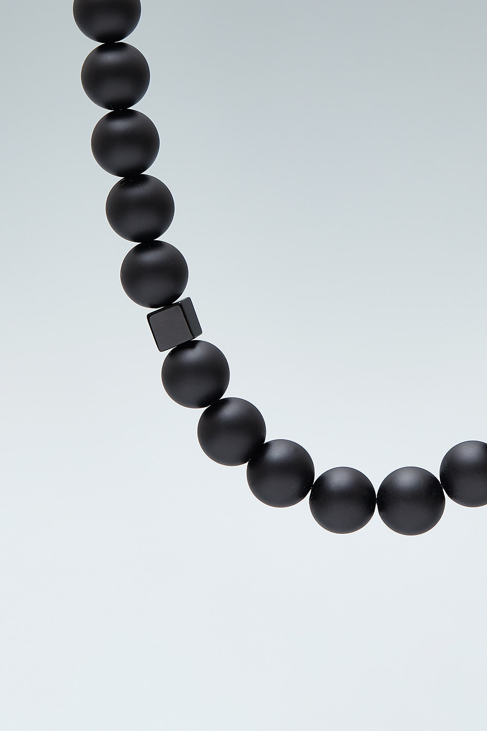 10mm matte onyx necklace - fasfas