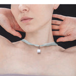 Velvet choker necklace (1.8cm) - fasfas