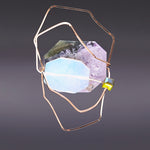 Charoite Geometric Brooch - fasfas