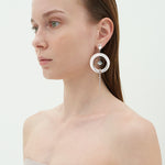 Eagle eyes dramatique earrings(clip-on earrings) - fasfas