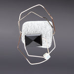 Onyx geometric brooch - fasfas