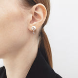 10mm white pearl core galaxy earrings(clip-on earrings) - fasfas