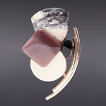 Arctic jasper mignon brooch - fasfas