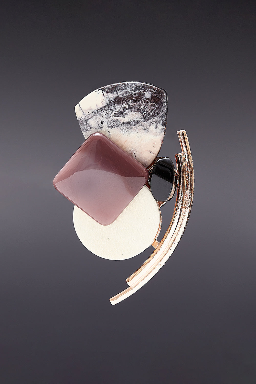 Arctic jasper mignon brooch - fasfas