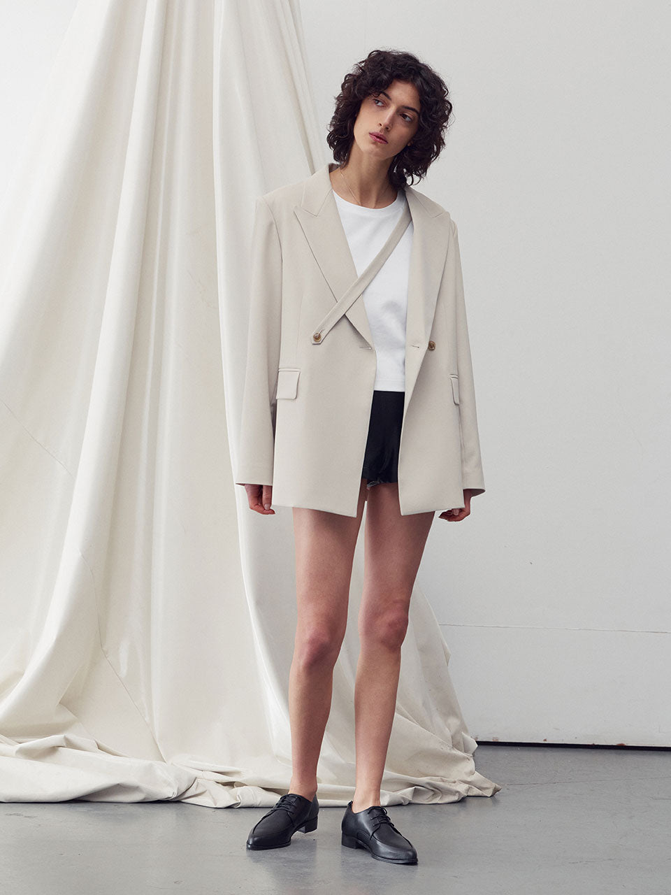 Double breasted jacket - fasfas