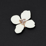 Fleur brooch ivory - fasfas