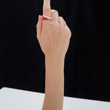 [14K Gold] God-shaped hole ring rosegold - fasfas