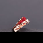 [14K Gold] God-shaped hole ring rosegold - fasfas