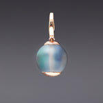 Moonstone velvet choker necklace (1.8cm) - fasfas