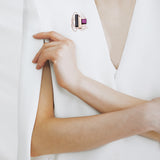 Dancing objet No.9 petit brooch apricot - fasfas