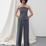 Strapless tube top