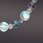 Two-way synthetic moonstone necklace - fasfas