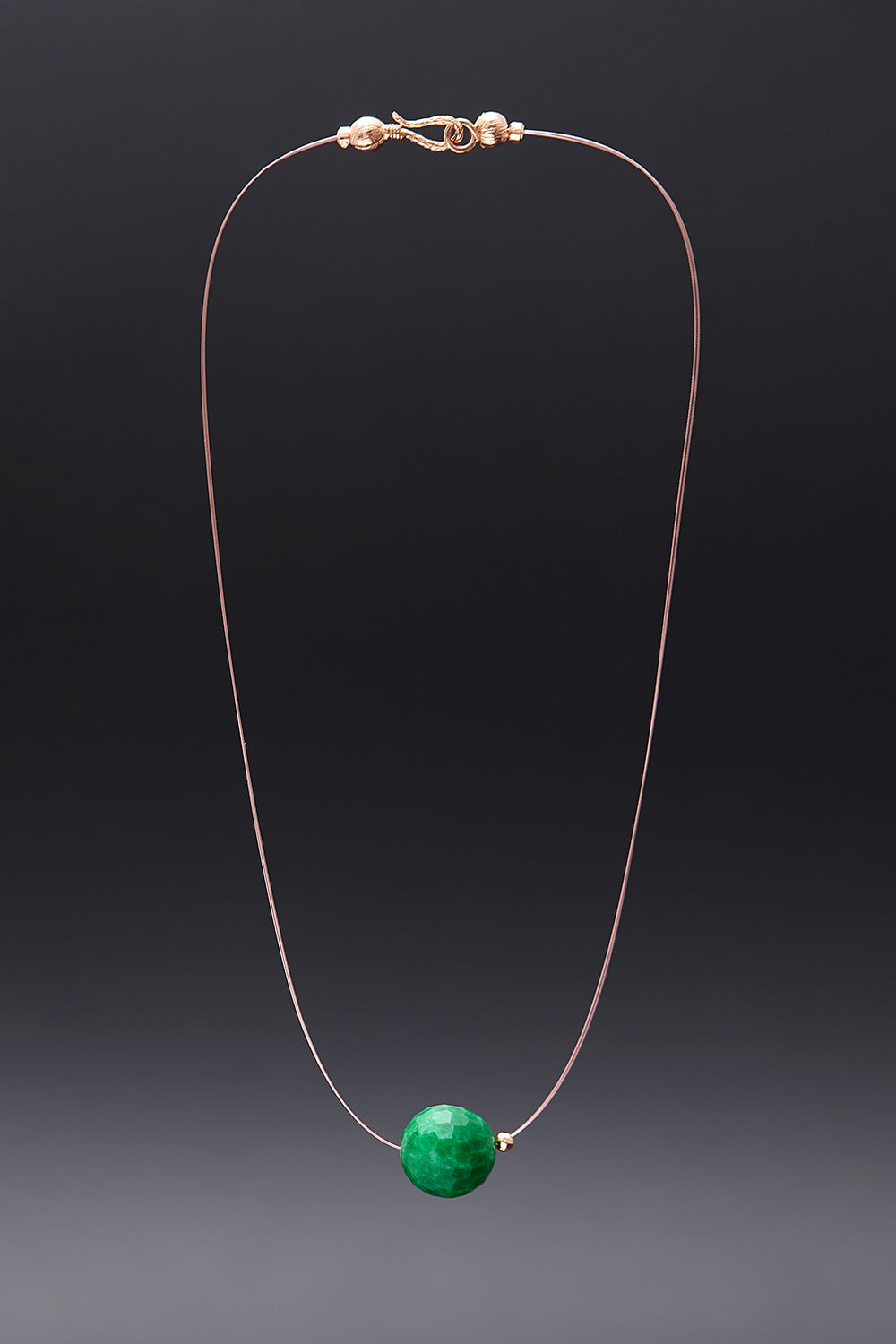 Jade singular necklace - fasfas