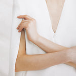 Invisible 2mm turquoise necklace - fasfas