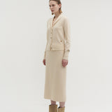 Kaschmir 100% Jade Midirock Sandbeige