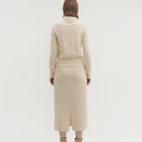 Kaschmir 100% Jade Midirock Sandbeige