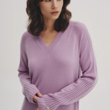 Cashmere100% Aileen Vneck Knit Dress