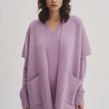 Cashmere100% Leana Side-Button Vest