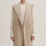 Cashmere100% Rio Drape Long Vest